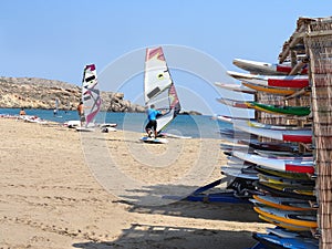 Beach in Prasonisi