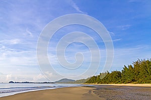 Beach pretty with sunhine morning at Ban Krut