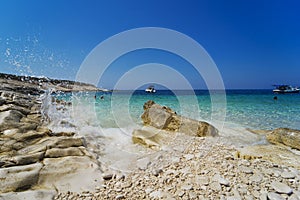 Beach on the Proizd islet, Vela Luka - Croatia