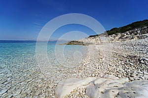 Beach on the Proizd islet, Vela Luka - Croatia