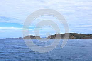 Beach in Puerto Carrillo, Costa Rica. Puerto Carrillo is a small village at the Pacific Coast on the Peninsula Nicoya photo