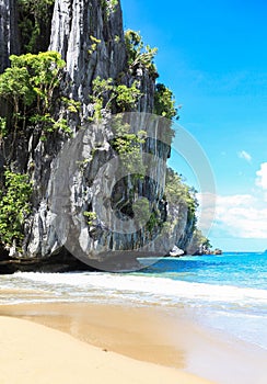 The beach of Puerto Princesa, Philippines