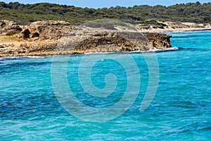 Beach Punta della Suina, Salento, Italy