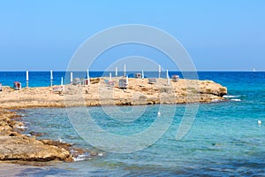 Beach Punta della Suina, Salento, Italy