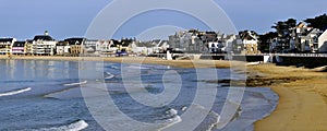 Beach of Quiberon in France