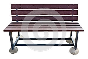 Beach red bench