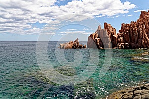 Beach of Red Rocks of Arbatax - Sardinia, Italy