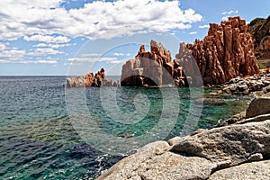 Beach of Red Rocks of Arbatax - Sardinia, Italy