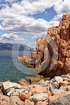 Beach of Red Rocks of Arbatax - Sardinia, Italy