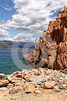 Beach of Red Rocks of Arbatax - Sardinia, Italy