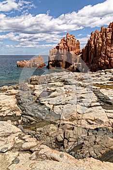 Beach of Red Rocks of Arbatax - Sardinia, Italy