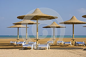 Beach on Red sea, Hurghada, Egypt