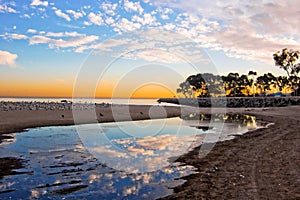 Beach Reflection