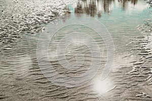 Beach reflections in Brazil, Carneiros Beach, Pernambuco