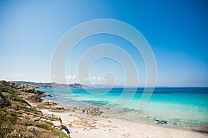 Beach of Rena di Ponente, Sardinia Island, Italy