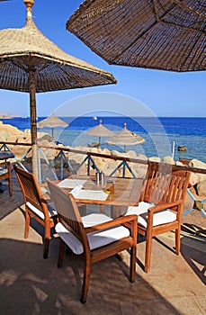 Beach restaurant, Egypt