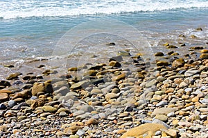 Beach, Rocks and Pebbles Background