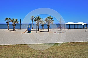 Beach Roquetas de Mar Almeria Andalusia Spain photo