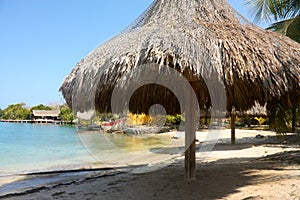 Beach. The Rosario Islands. Colombia