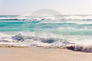 Beach Rough Sea Waves photo