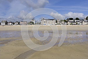 Beach of Saint-Cast-le-Guildo in France