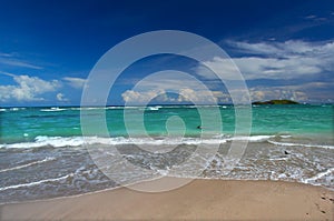 Beach on Saint Lucia
