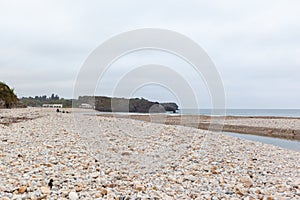 Beach of San Antolin, Naves, Llanes, Asturias, Spain photo