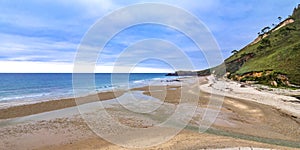 Beach of San AntolÃÂ­n, Naves, Spain photo