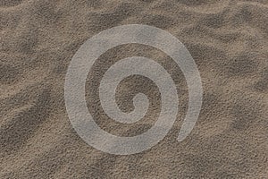 Beach sand abstract pattern footprints after rain nature texture background desert backdrop surface