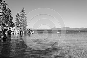 Beach at Sand Harbor in Lake Tahoe