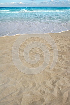 Beach sand perspective summer coastline shore