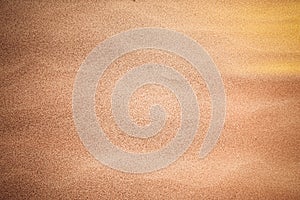 Beach sand texture background in summertime