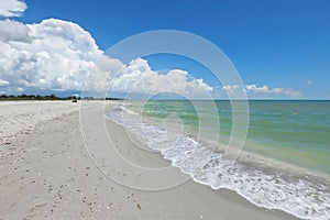 The beach on Sanibel Island, Florida