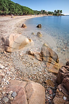 Beach at Santa Maria Navarrese, Sardinia