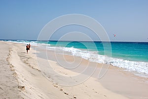 Beach at Santa Maria - Sal Island - Cape Verde photo