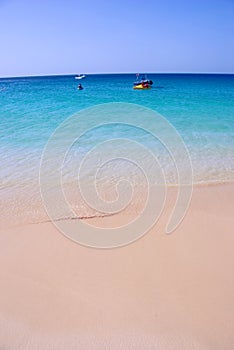 Beach at Santa Maria, Sal Island, Cape Verde photo