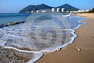 Beach of the Sanya,Hainan Province,China