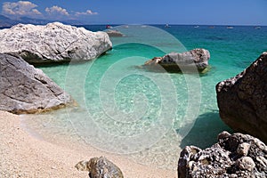 Beach in Sardinia - Cala Goloritze photo