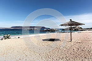 Beach scenario in northern Chile in Bahia Inglesa area. photo