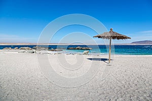 Beach scenario in northern Chile in Bahia Inglesa area. photo