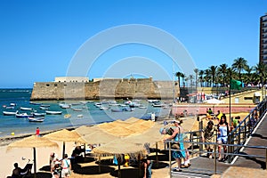 Beach scene