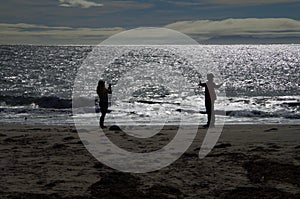 Beach Scene California USA.