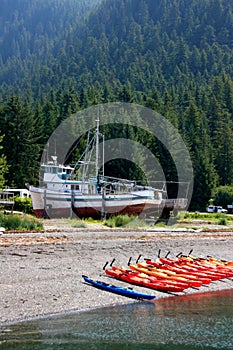 Beach scene, Hoonah photo