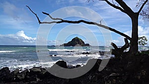 Beach Scene in Maui Hawaii