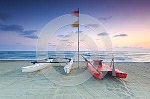 Beach scenic, Viareggio, Italy