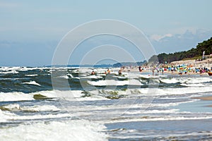 Beach by the sea BaÅ‚tycim