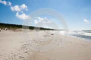 Beach by the sea BaÅ‚tycim