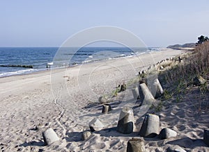 Beach,sea and dunes