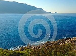 Beach and sea near Kas