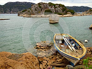 Beach and sea near Kas